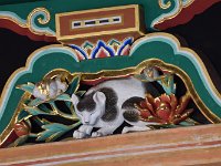 坂下門の有名な「眠り猫」
